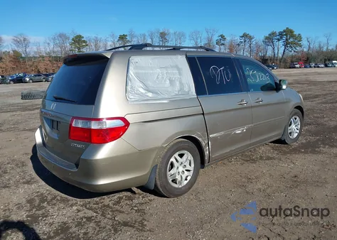 2005 Honda Odyssey Ex-L z USA, uszkodzony, nr VIN 5FNRL38665B021016
